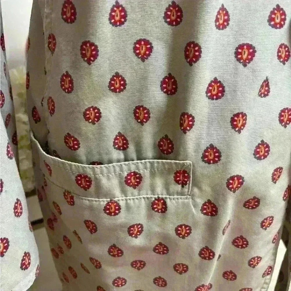 LIZWEAR LIGHTWEIGHT RED & BEIGE PRINT CASUAL BUSINESS BLAZER SIZE 14 ❣️⭐️ - Picture 5 of 12